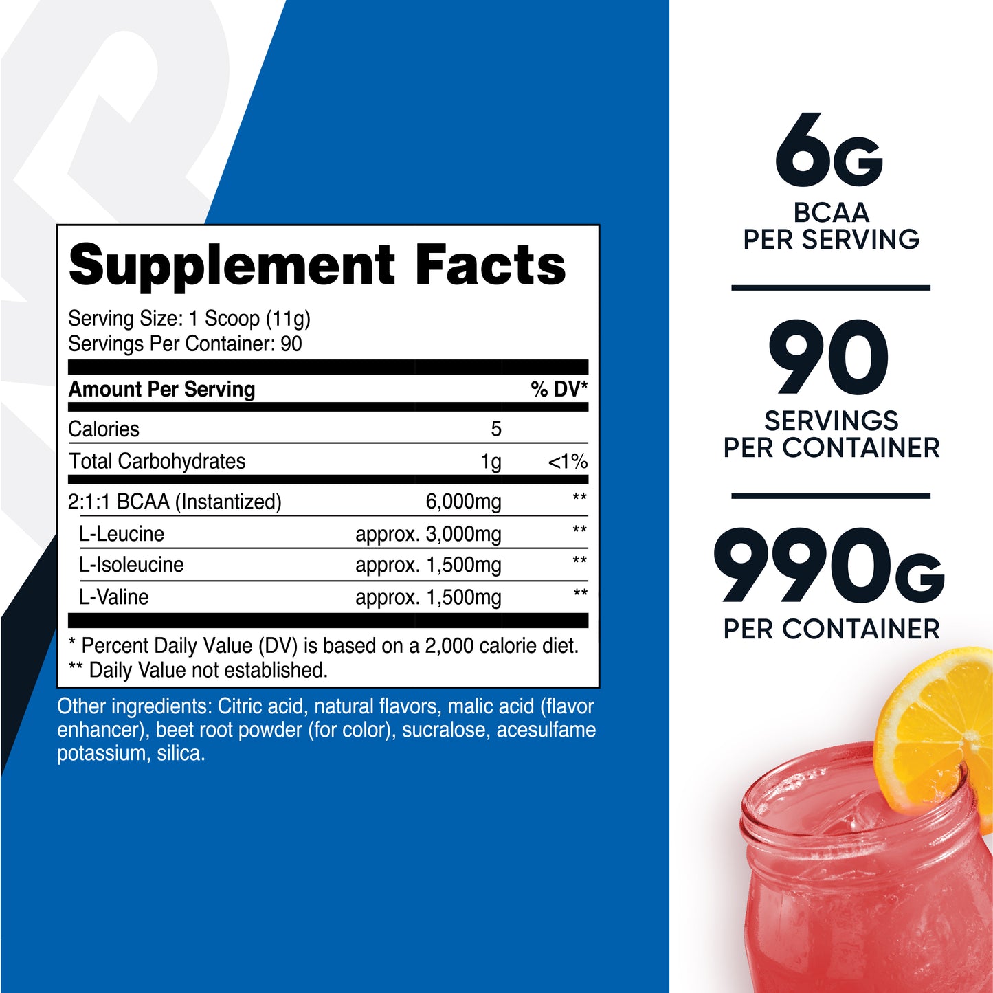 Nutricost BCAA Powder