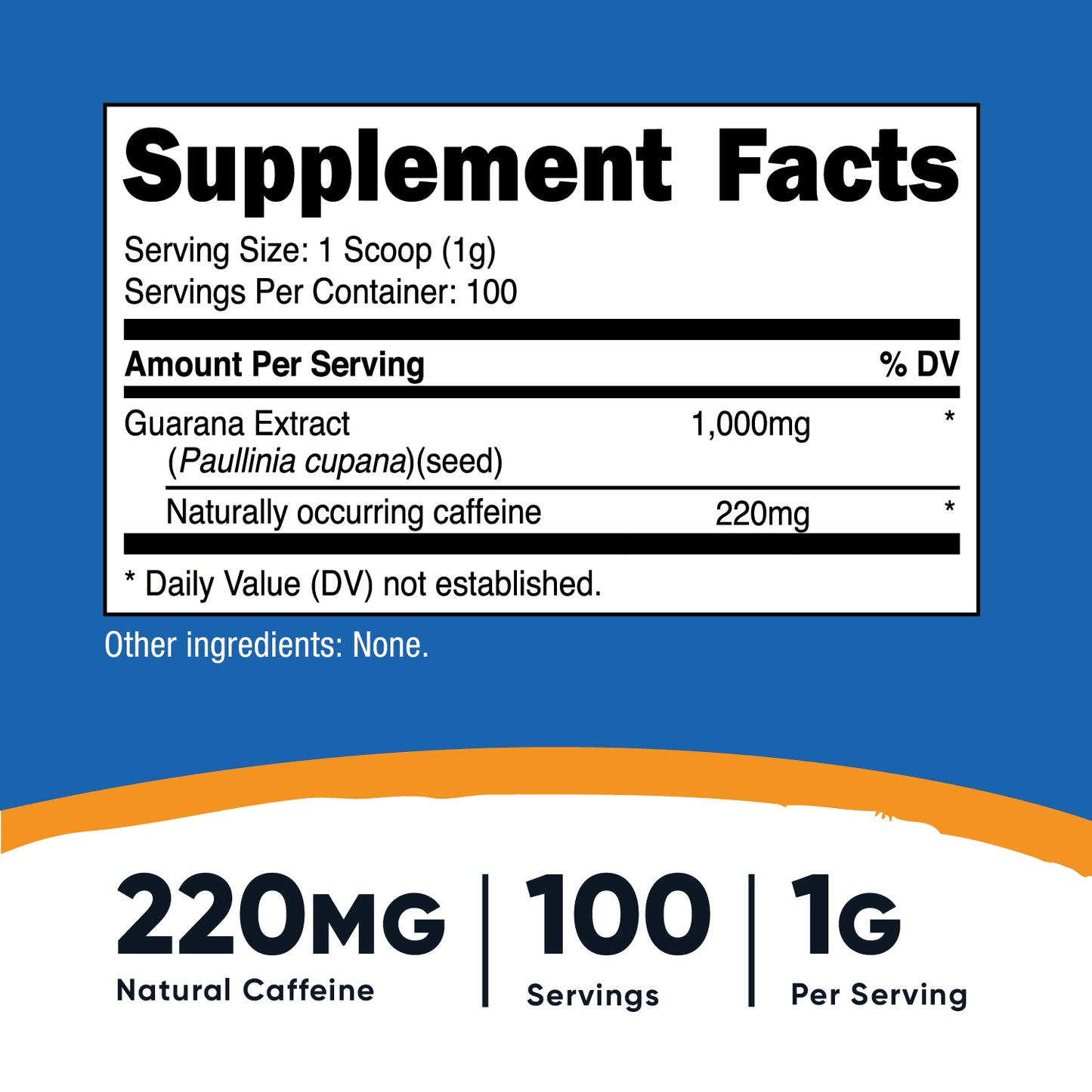 Nutricost Guarana Powder