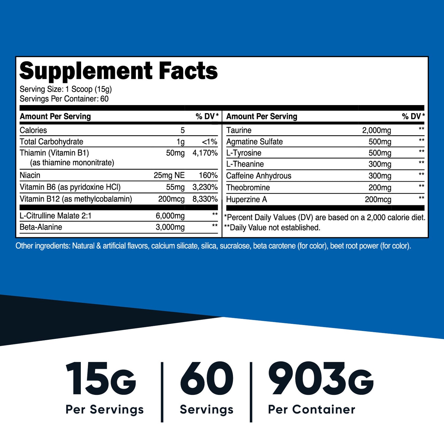 Nutricost Pre-Workout Complex Powder