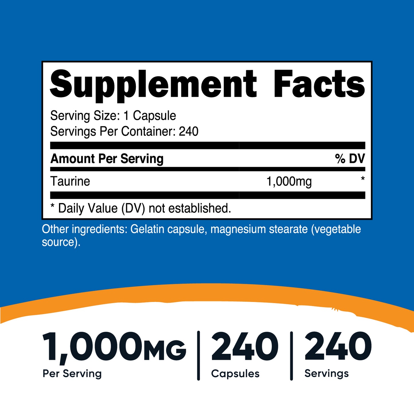 Nutricost Taurine