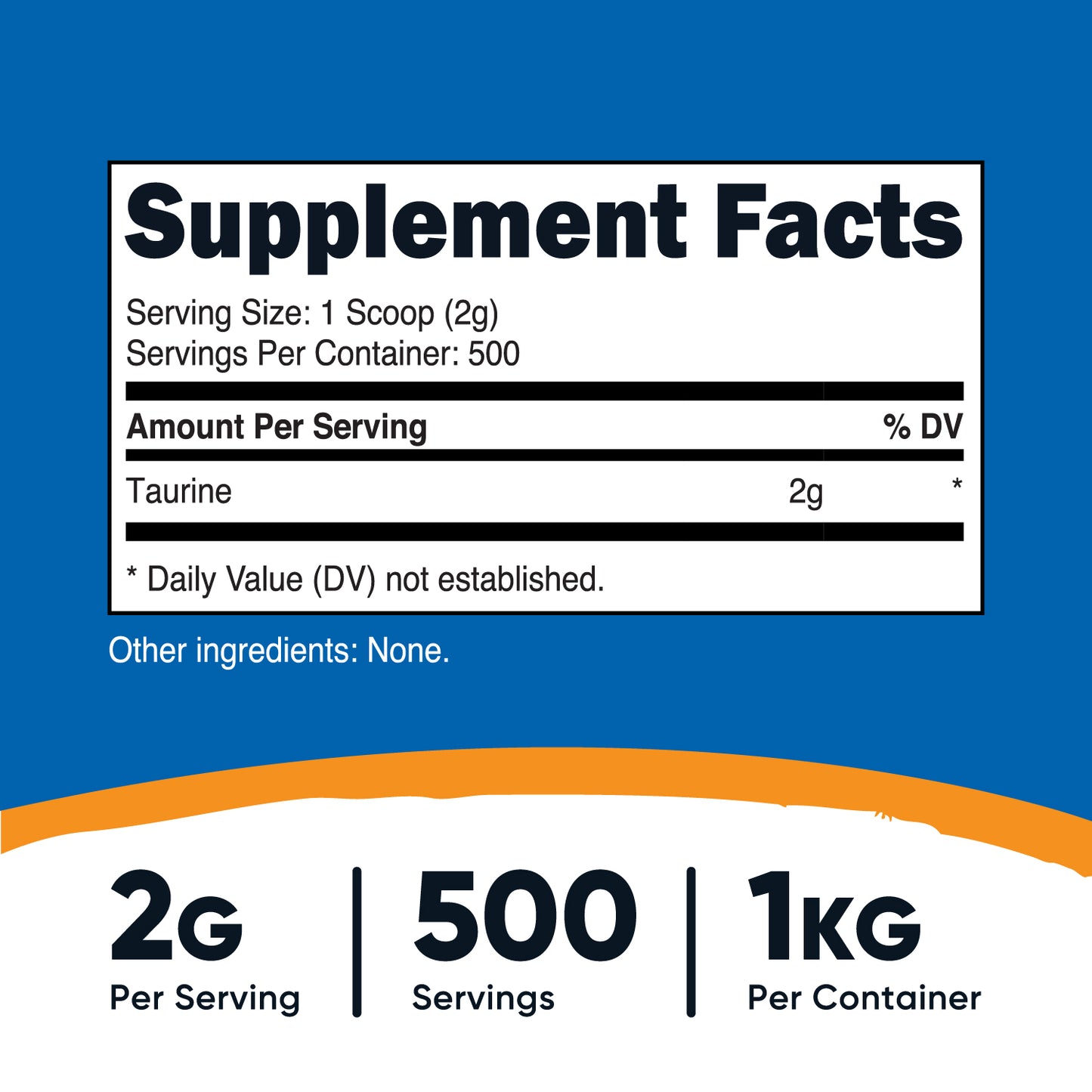 Nutricost Taurine Powder