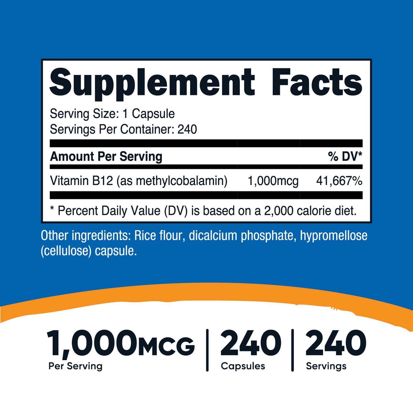 Nutricost Vitamin B12