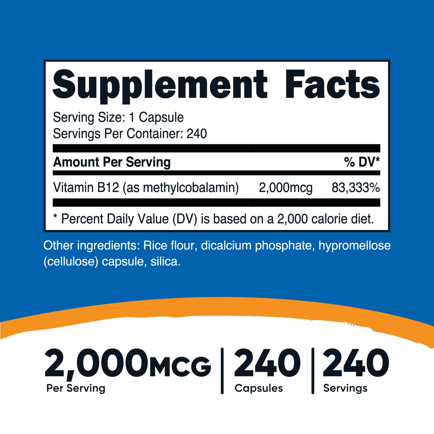 Nutricost Vitamin B12