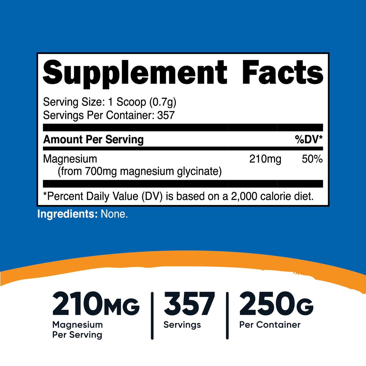 Nutricost Magnesium Glycinate Powder